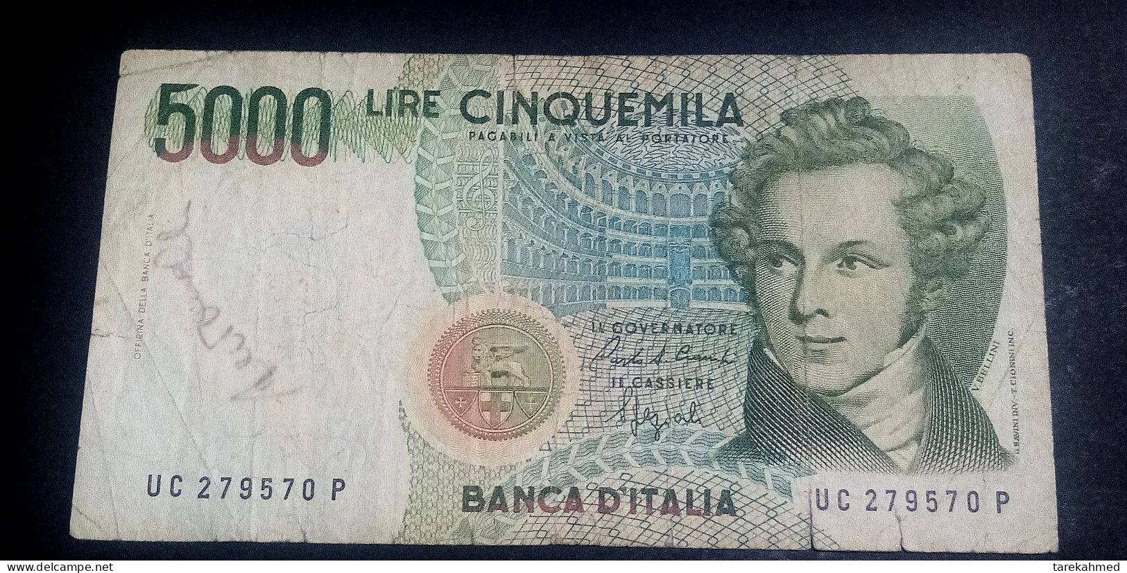 Italie - Italien - Italy 5000 Lires 4/01/1985 TTB - 5000 Liras