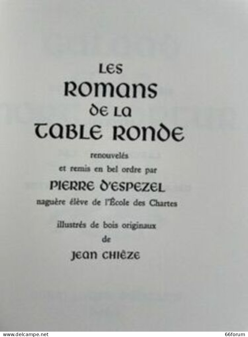 Les Romans De La Table Ronde Galaad Et La Mort D'artur - Non Classés