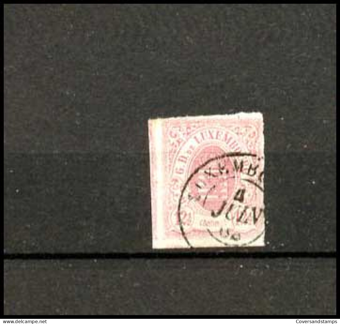 Luxembourg - Yt 7  -  Gestempeld / Oblitéré                    - 1859-1880 Coat Of Arms