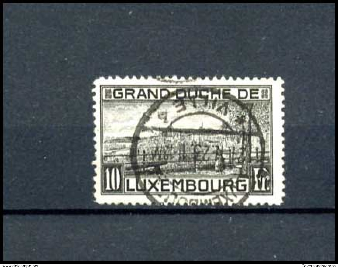 Luxembourg - Yt 141  T11 1/2  -  Gestempeld / Oblitéré                    - 1921-27 Charlotte Voorzijde