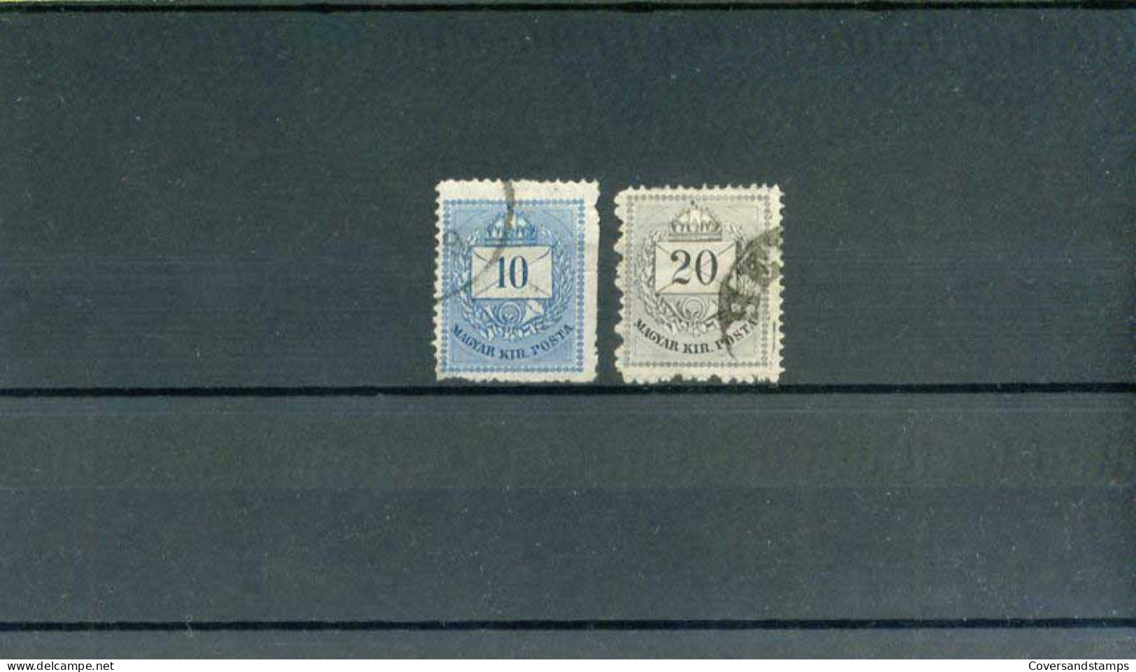 Hongarije - Sc 16 + 17  Gestempeld / Oblitéré                         - Used Stamps
