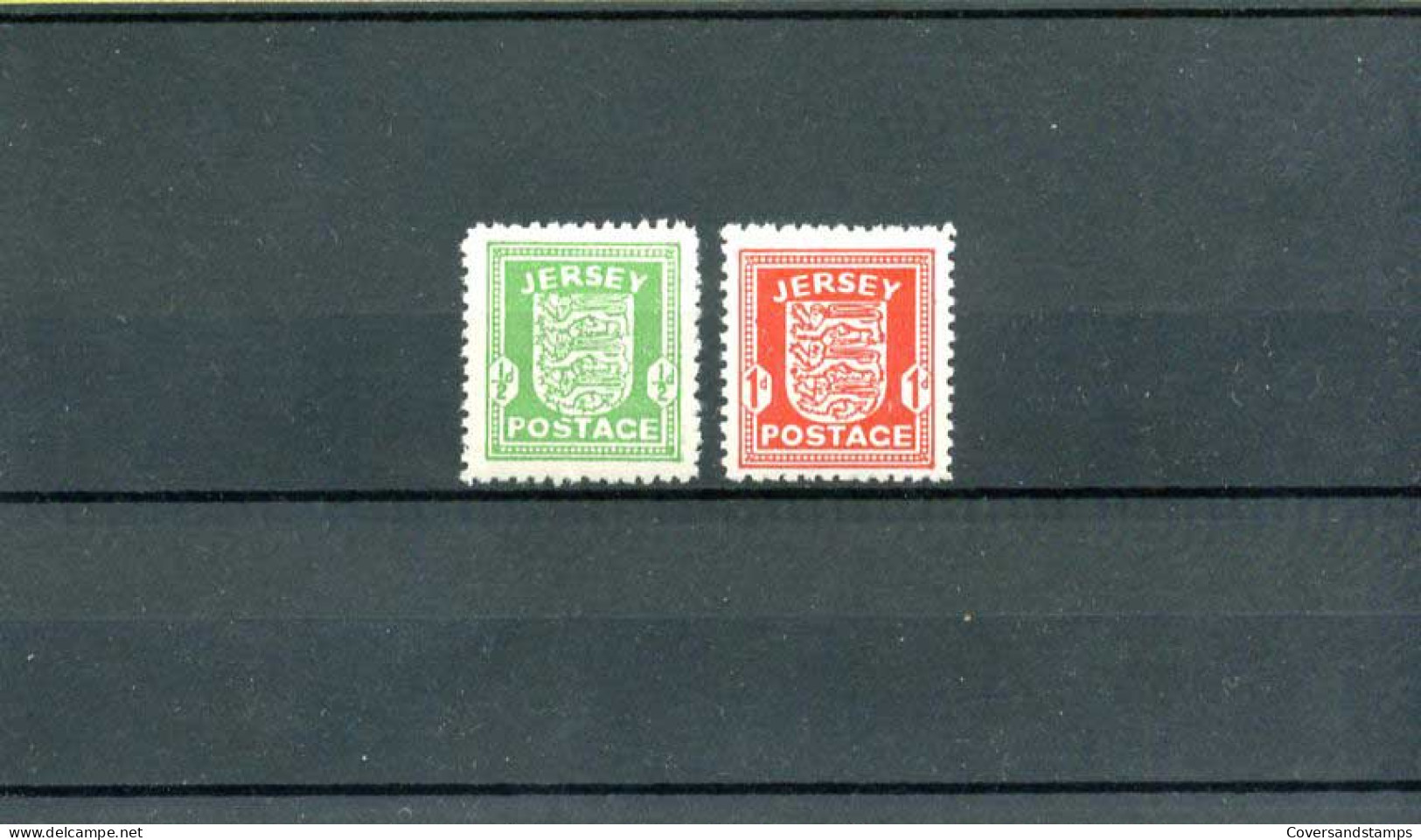 Jersey - SG 1/2 ** MNH  (dik Papier )                          - Jersey