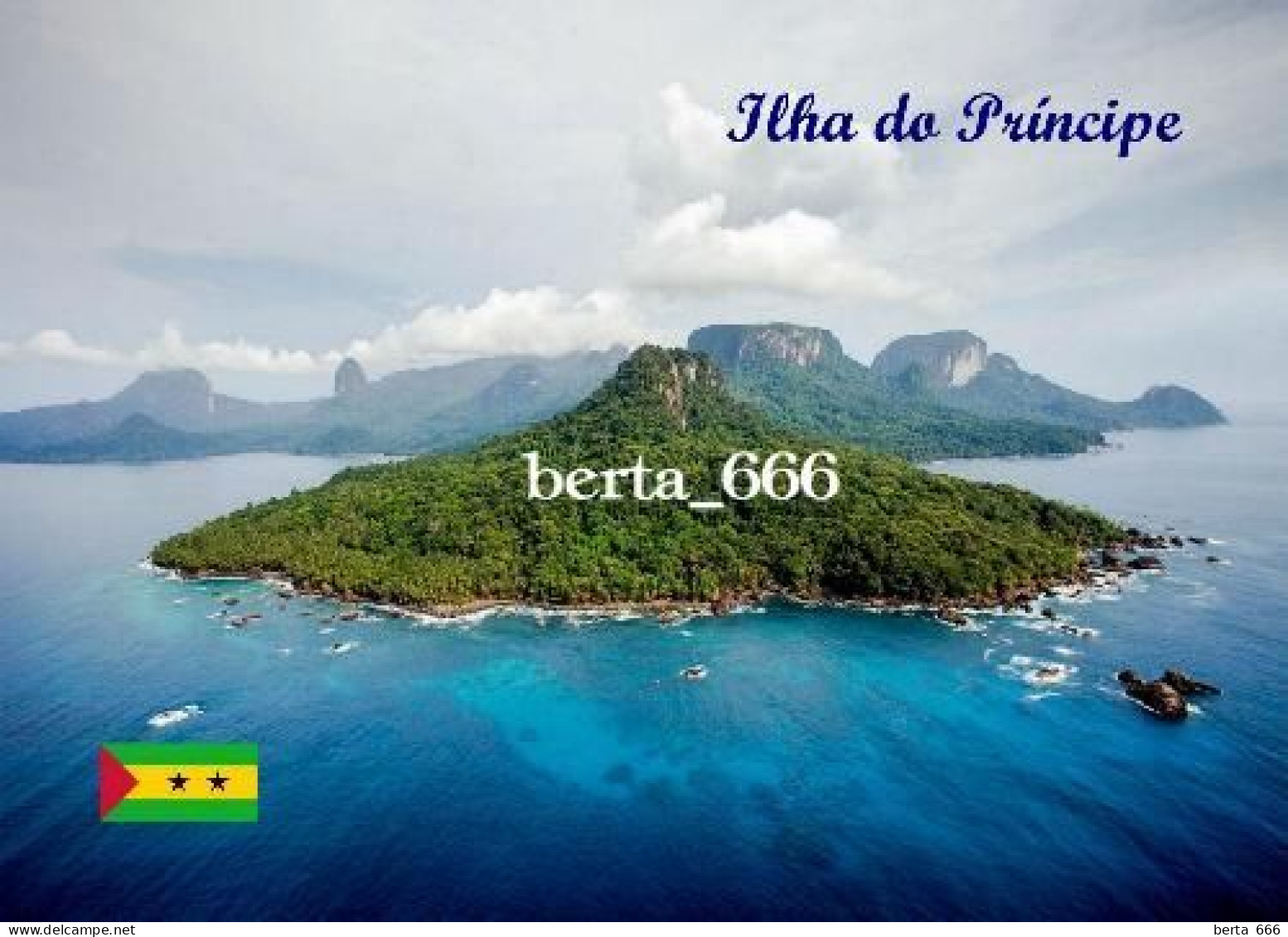 Principe Island Aerial View Sao Tome And Principe New Postcard - Sao Tome And Principe