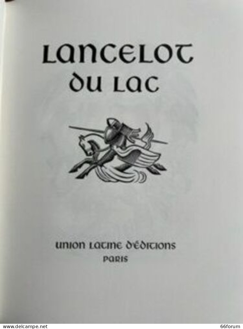 Les Romans De La Table Ronde. Lancelot Du Lac - Sin Clasificación