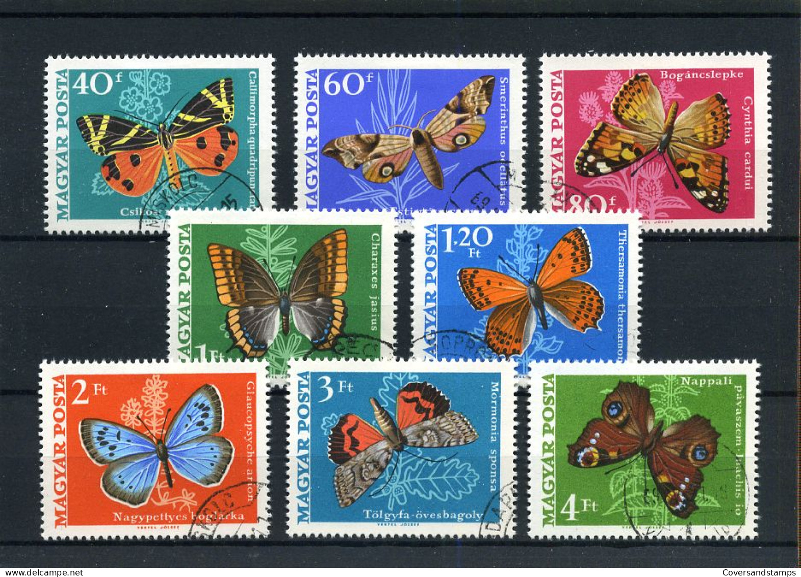 Hongarije -butterflies - Gest / Obl / Used - Vlinders