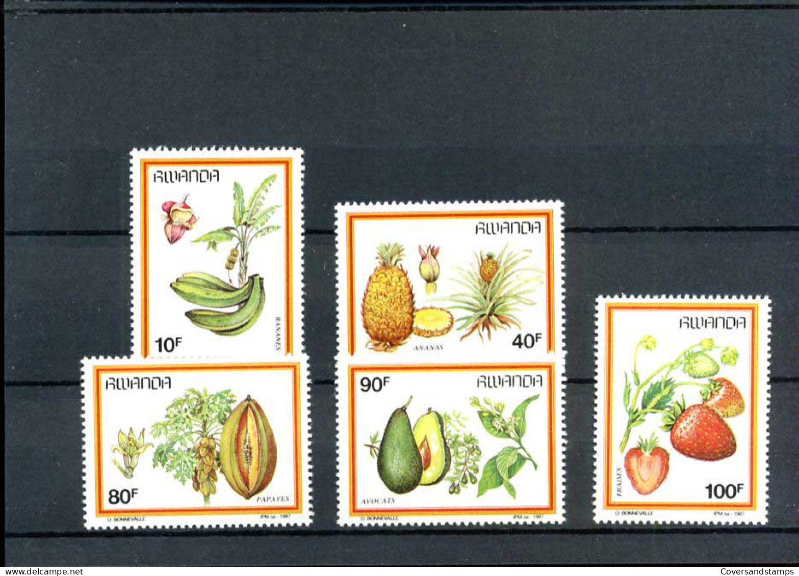 Rwanda -  COB 1305/09  ** MNH                           - Unused Stamps