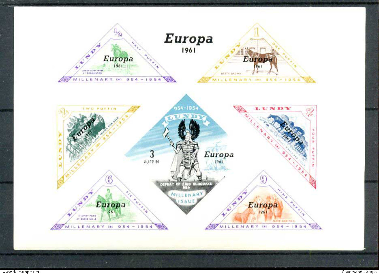 Lundy - Europa 1961   ** MNH                           - 1961