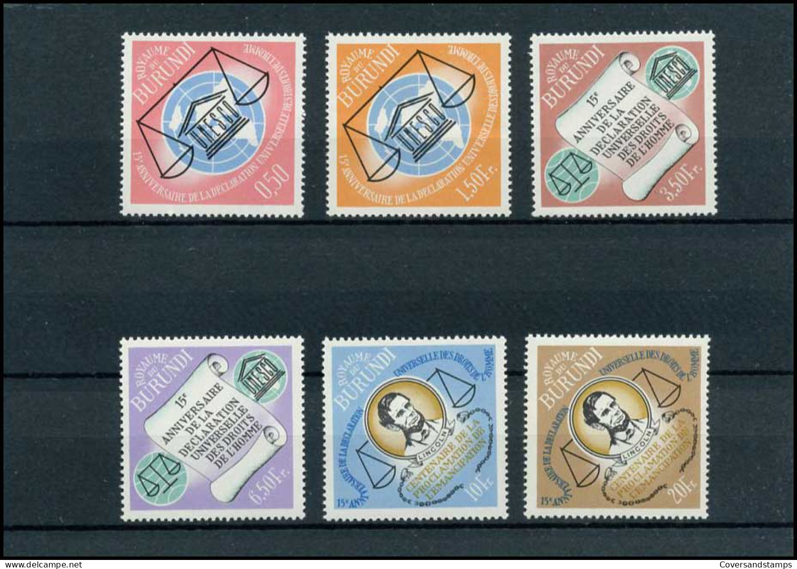 Burundi - 69/74    ** MNH                                    - Unused Stamps