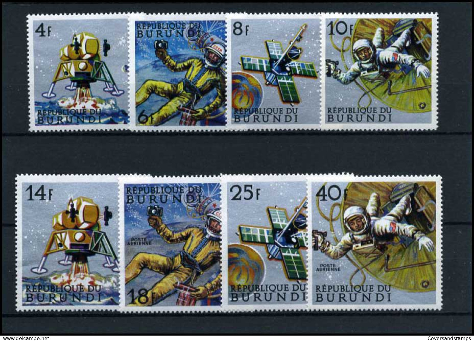 Burundi - 270/73 + PA78/81  ** MNH                                   - Unused Stamps