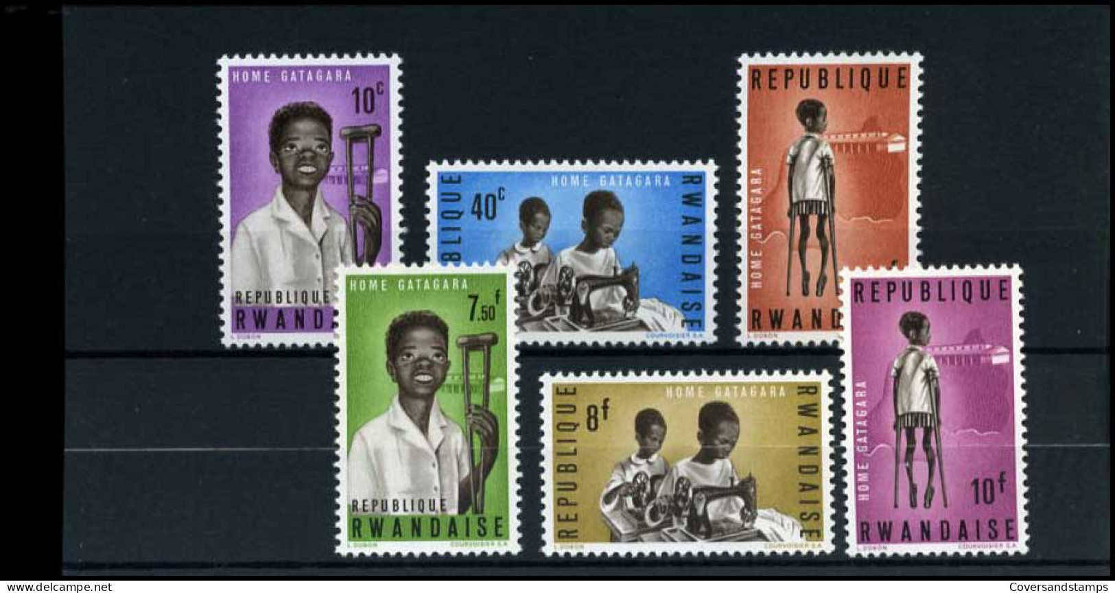 Rwanda - 70/75   ** MNH                                   - Unused Stamps