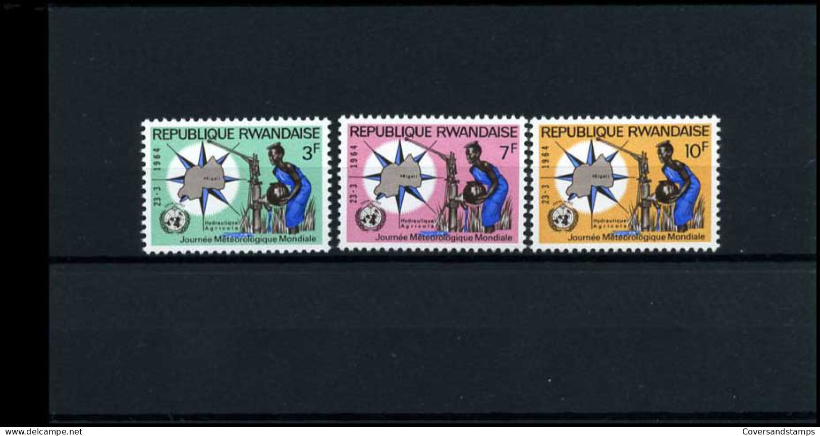 Rwanda - 67/69   ** MNH                                   - Unused Stamps