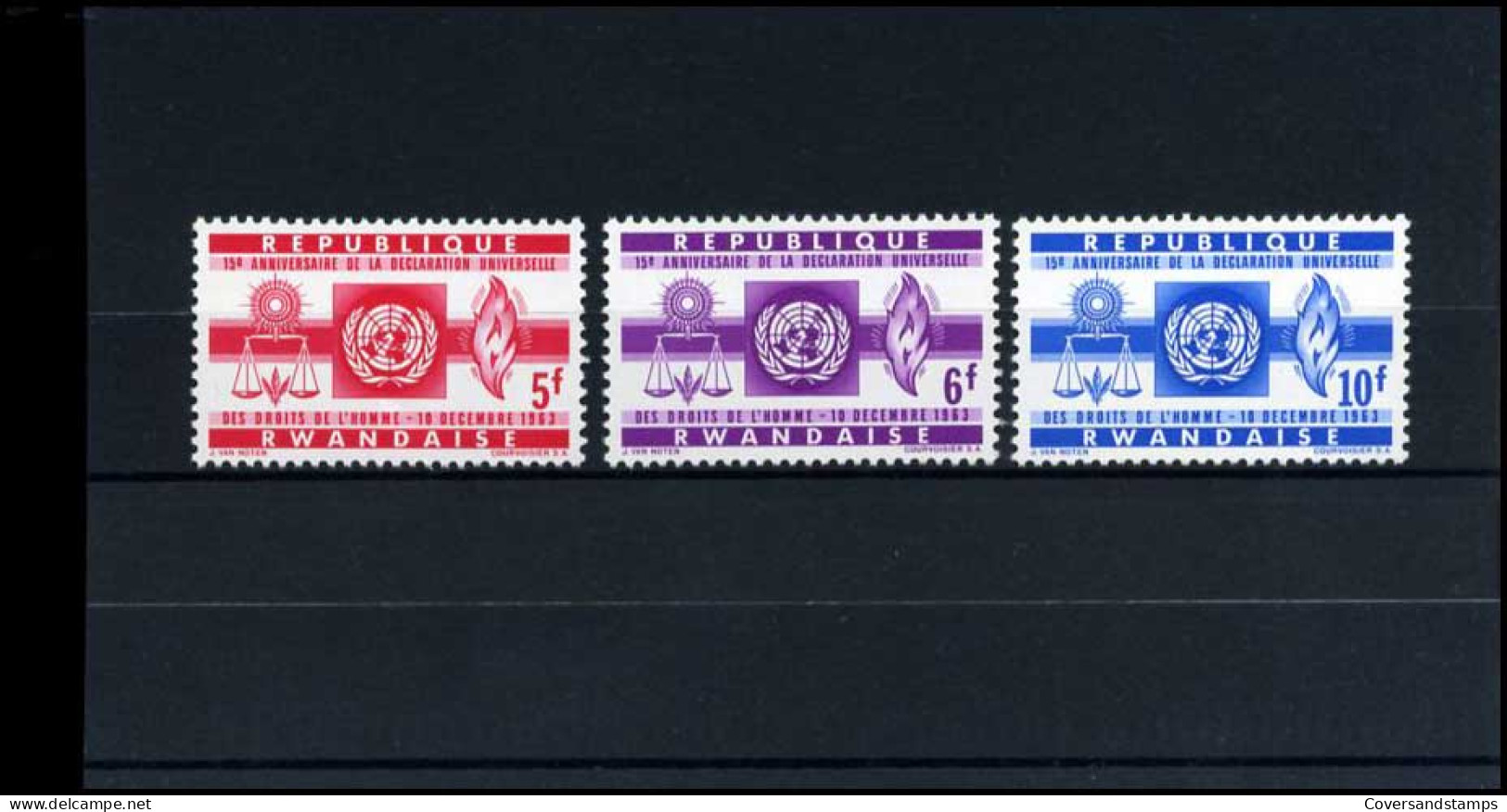 Rwanda - 41/43   ** MNH                                   - Ongebruikt