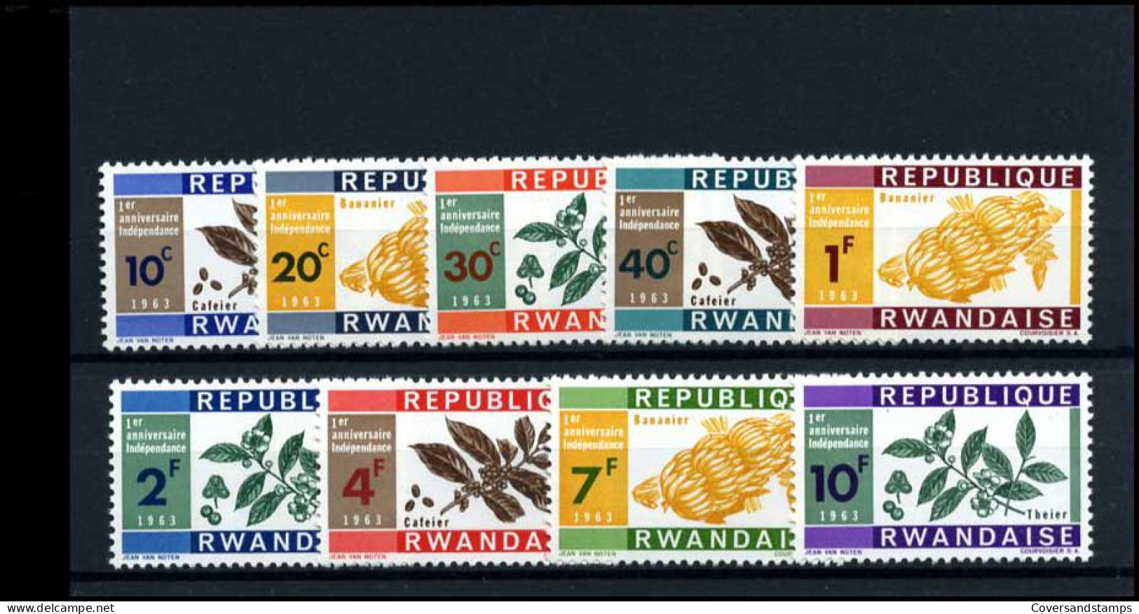 Rwanda - 24/32   ** MNH                                   - Unused Stamps