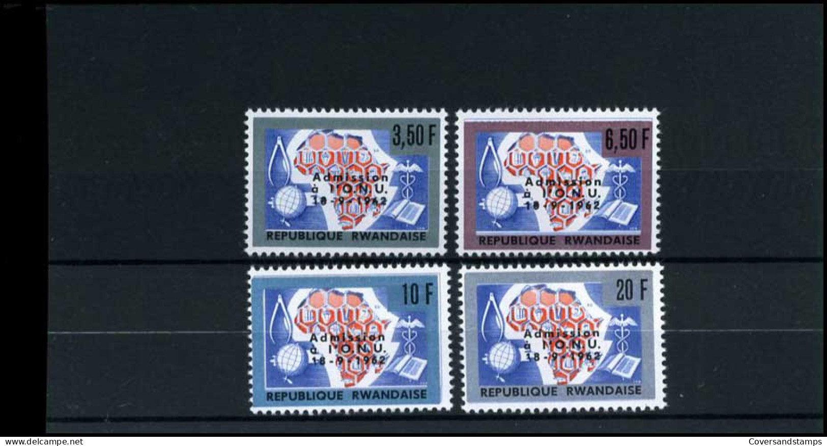 Rwanda - 9/12   ** MNH                                   - Unused Stamps