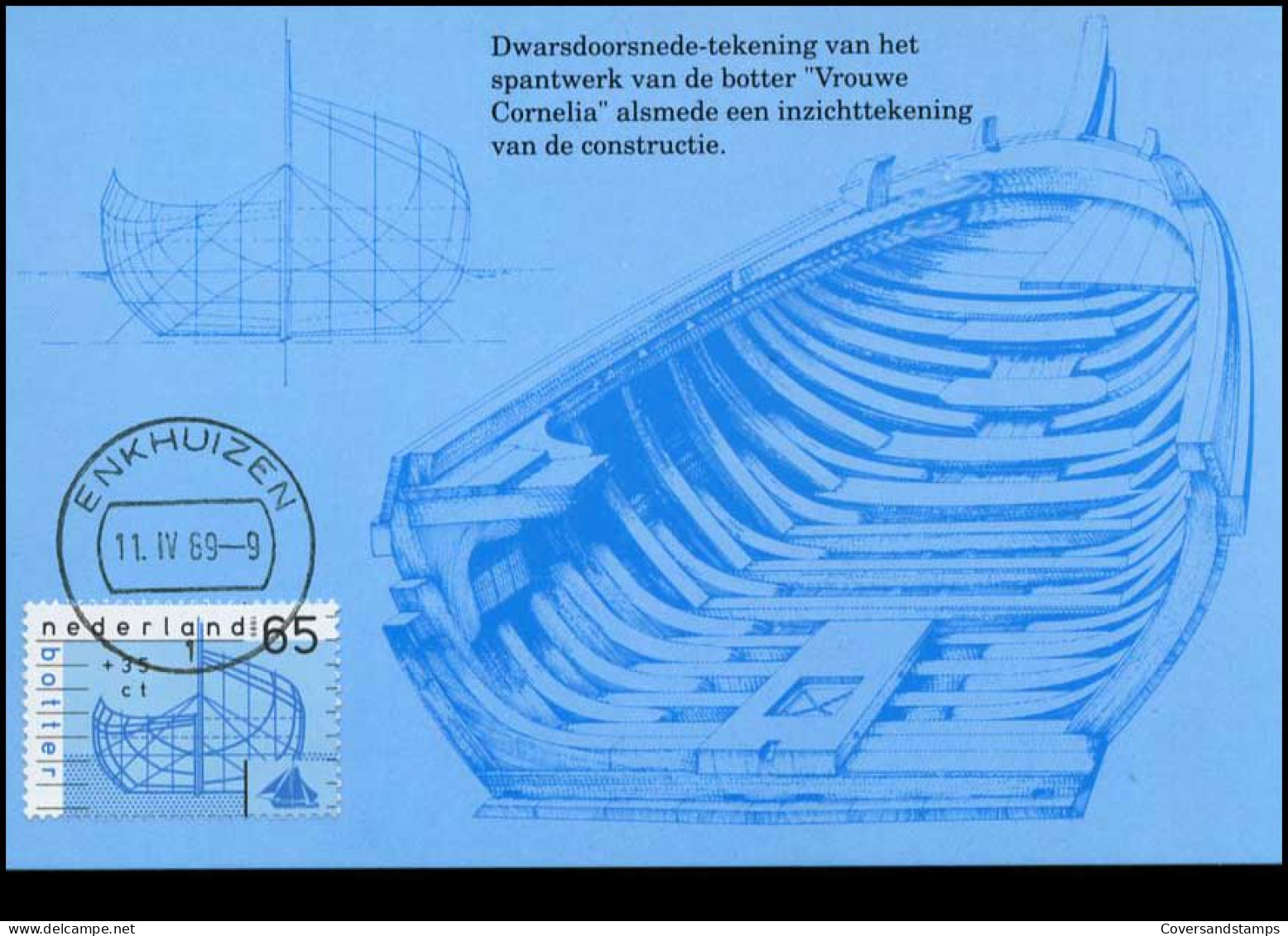  Nederland - MK -  Zomerzegels 1989 - Cartes-Maximum (CM)