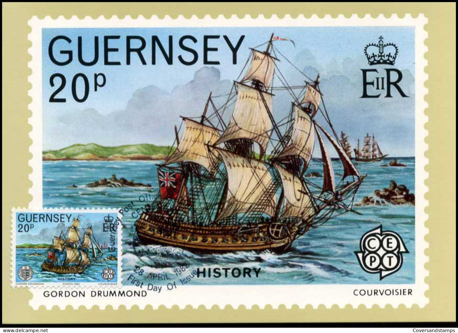  Guernsey - MK -  Europa 1982 - Guernsey