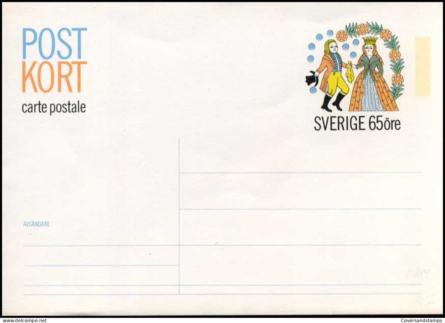  Zweden - Postkaart - Interi Postali