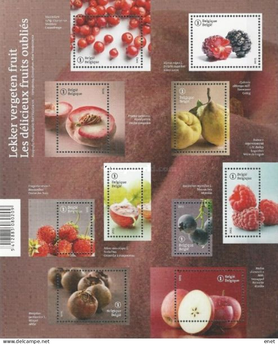 Belgie 2015 -  OBP 4539/48 - BL225 - Fruit - Unused Stamps