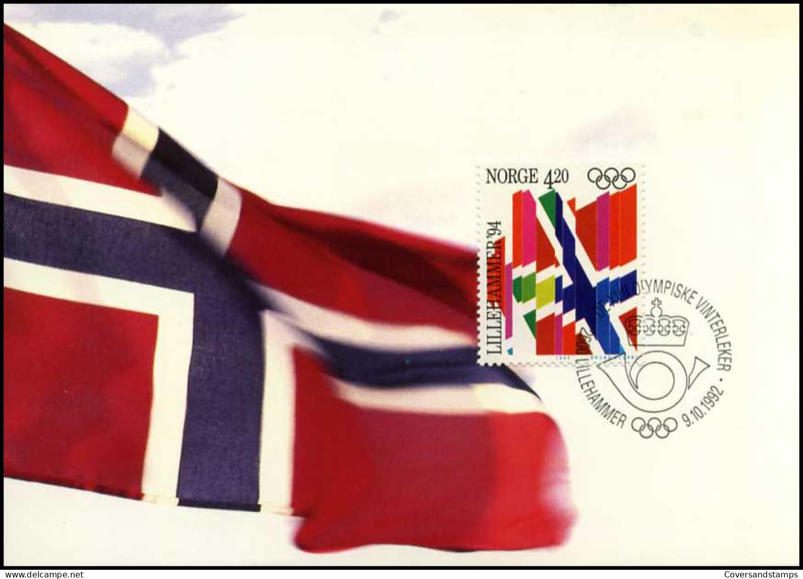 Noorwegen - MK - Olympische Spelen Lillehammer - Maximum Cards & Covers