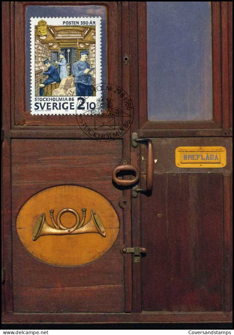 Zweden - MK - Stockholmia 86 - Maximumkarten (MC)