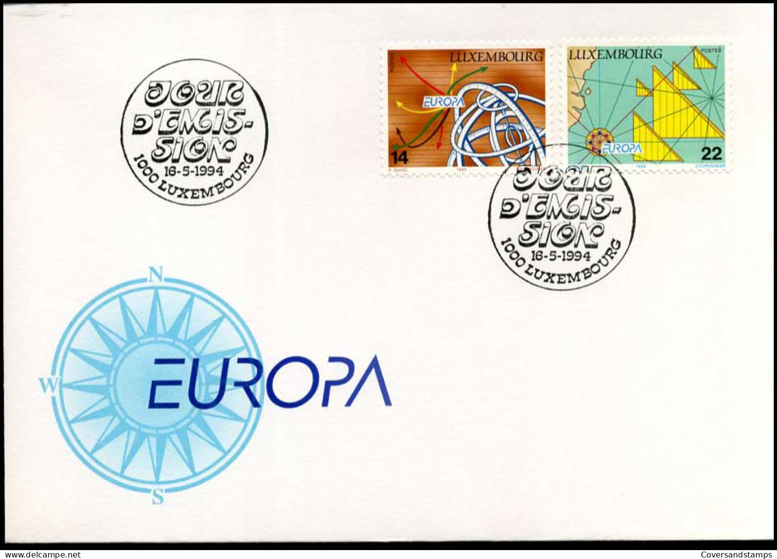 Luxembourg - FDC - Europa 1994 - FDC