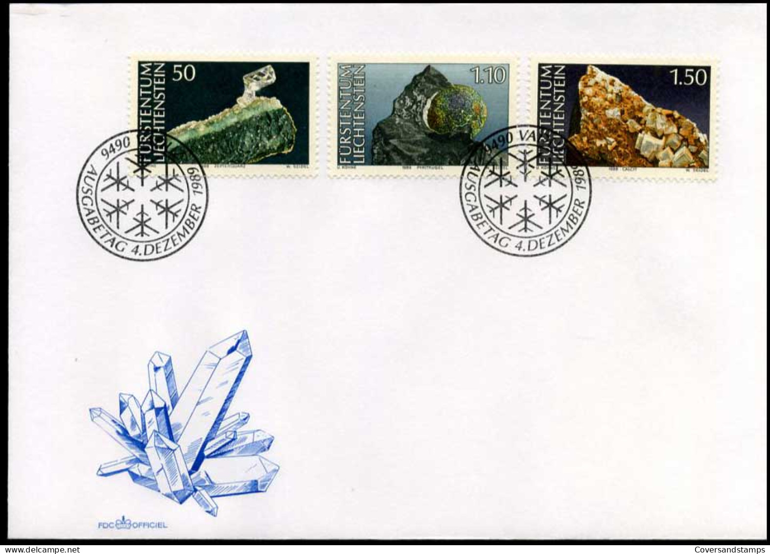 Liechtenstein - FDC -  Mineralen / Mineraux - FDC