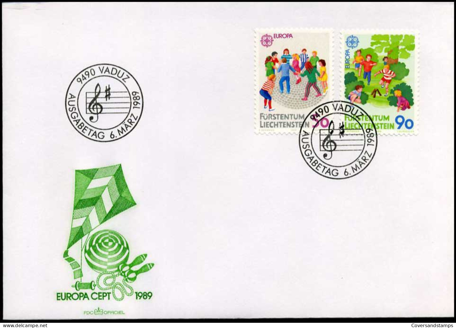Liechtenstein - FDC -  Europa 1989 - FDC