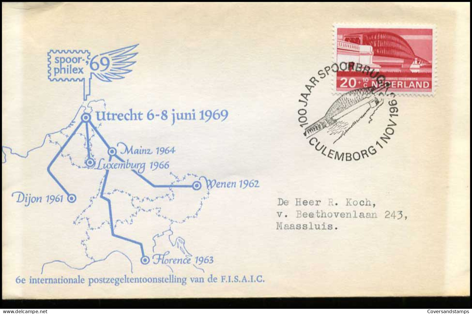 Nederland - FDC - Treinen - Treinen