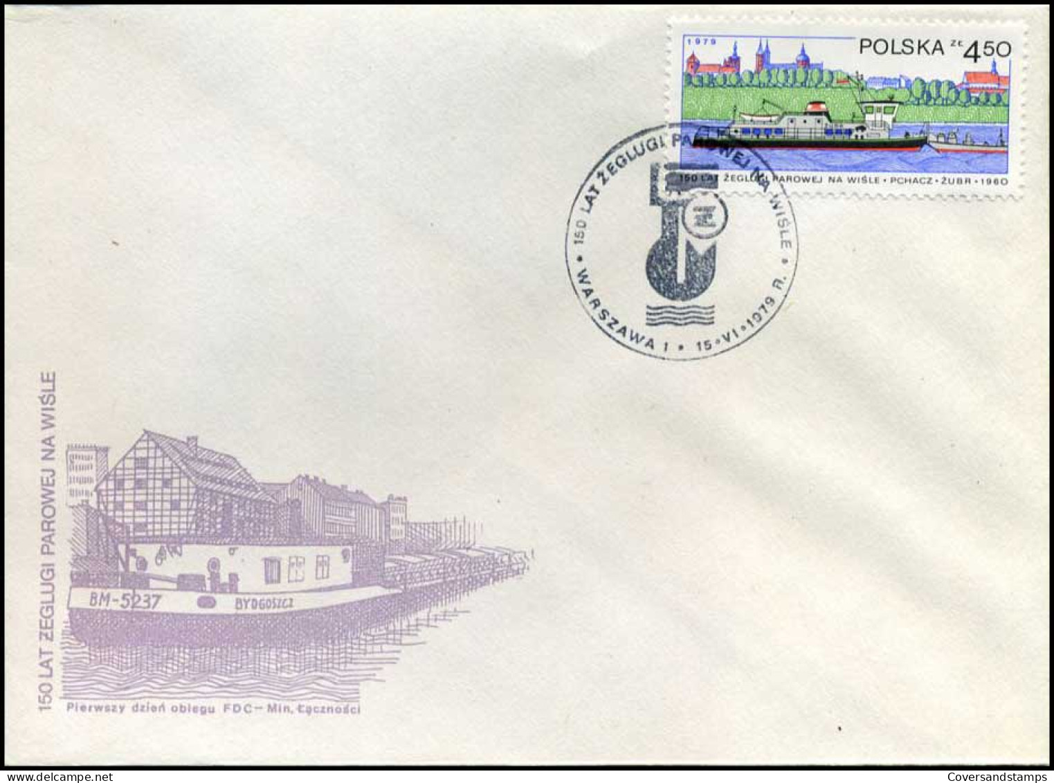 Polen - FDC -  Boot / Boat - FDC