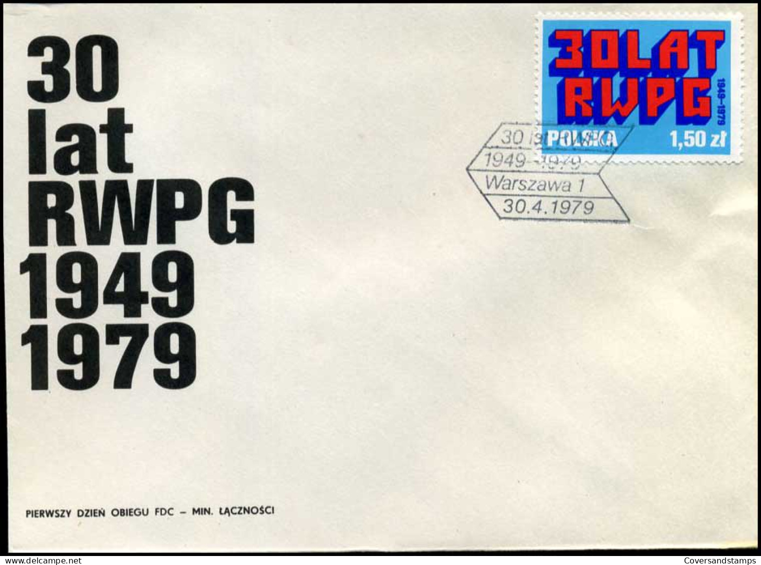 Polen - FDC -  30 Lat RWPG 1949-1979 - FDC