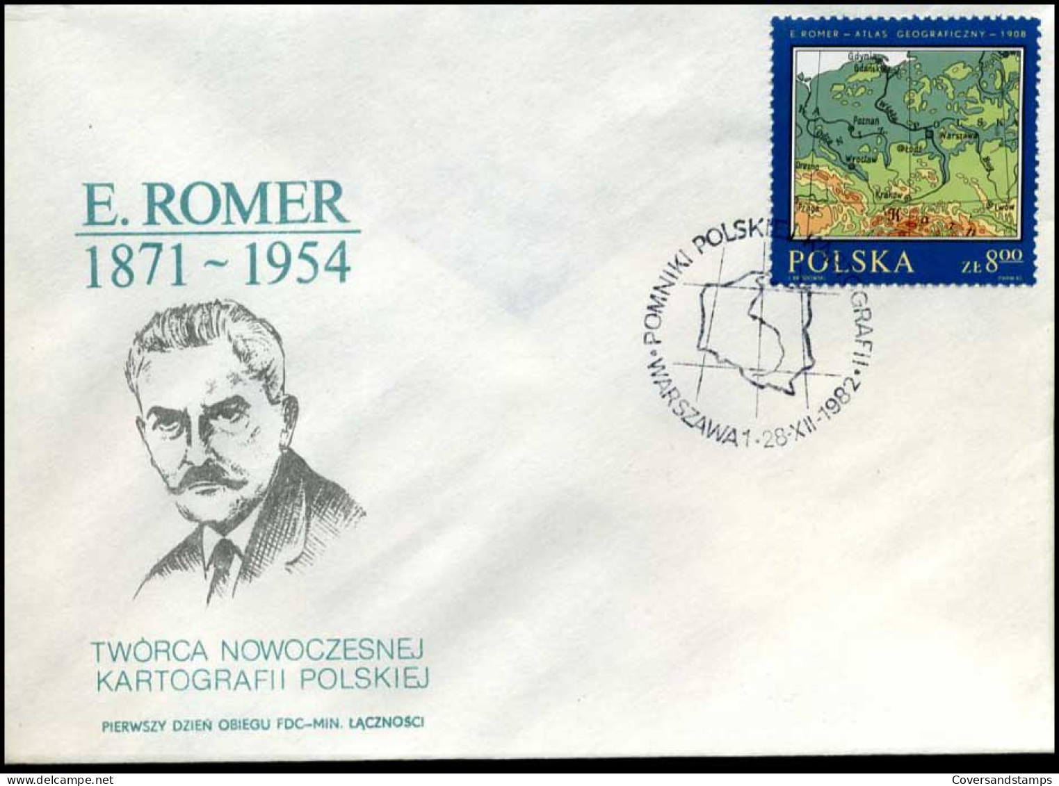 Polen - FDC -  E. Romer 1871-1954 - FDC