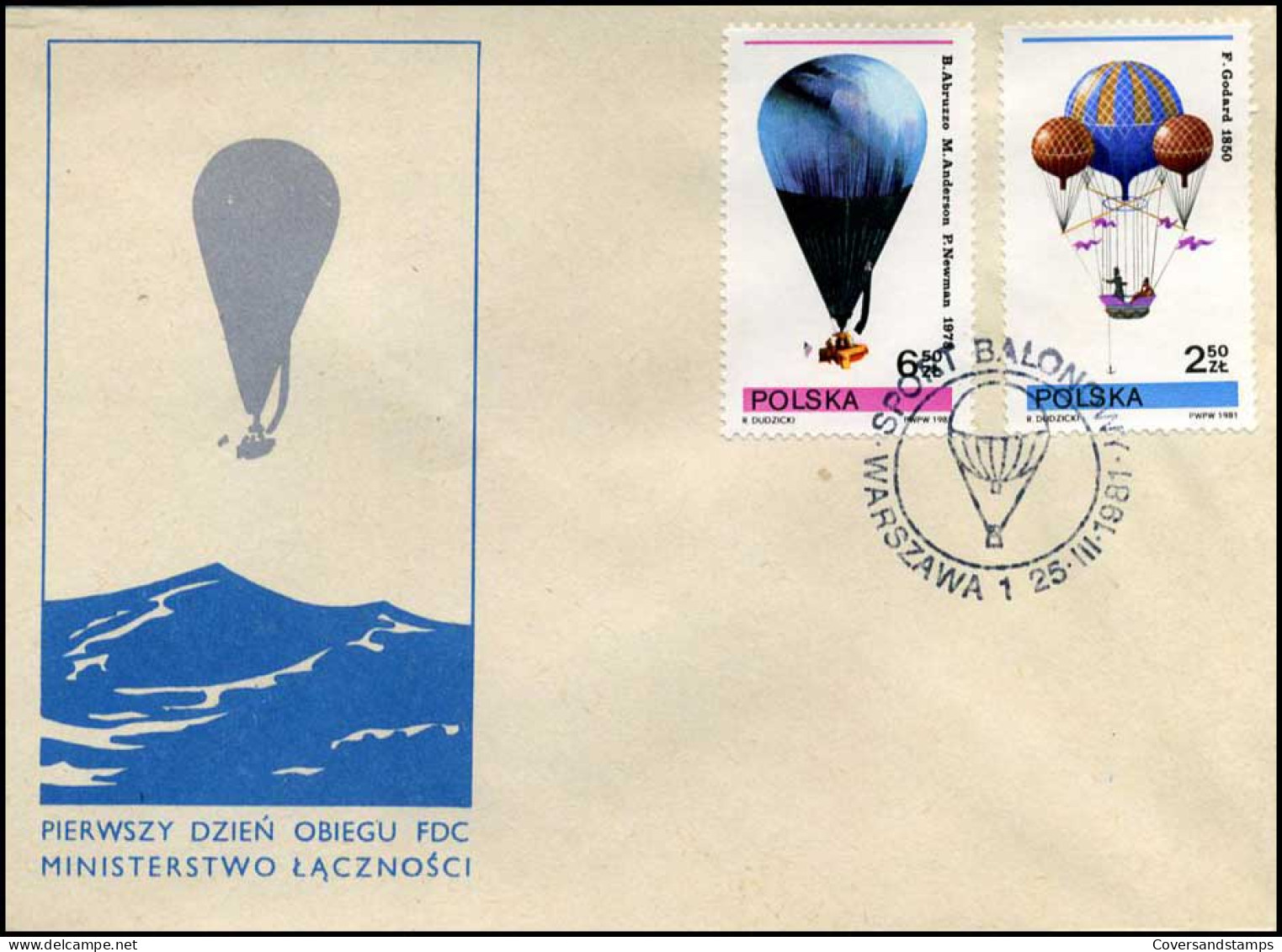 Polen - FDC -  Luchtballonnen / Hot Air Balloons - FDC