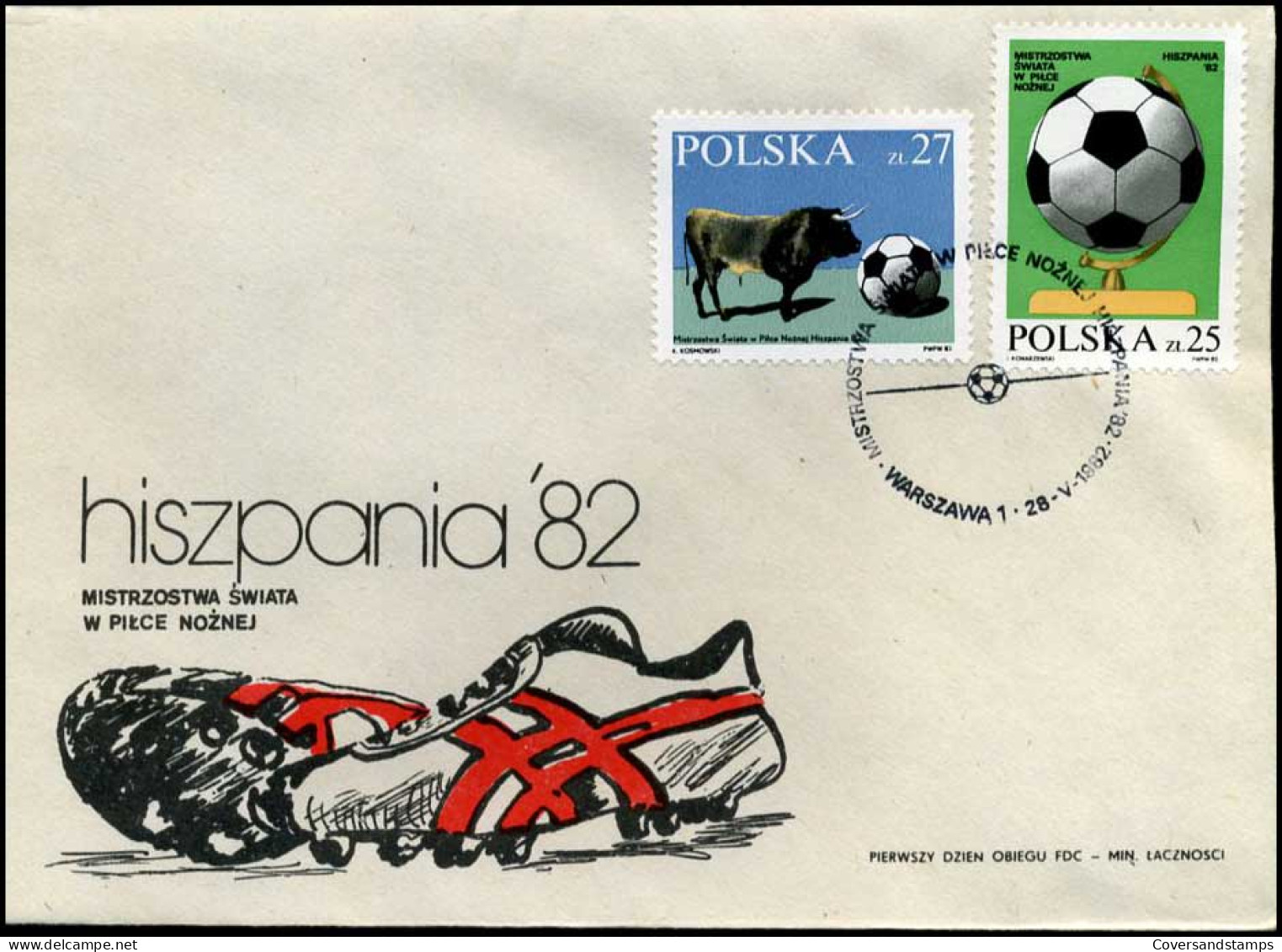 Polen - FDC -  Hiszpania '82 - FDC