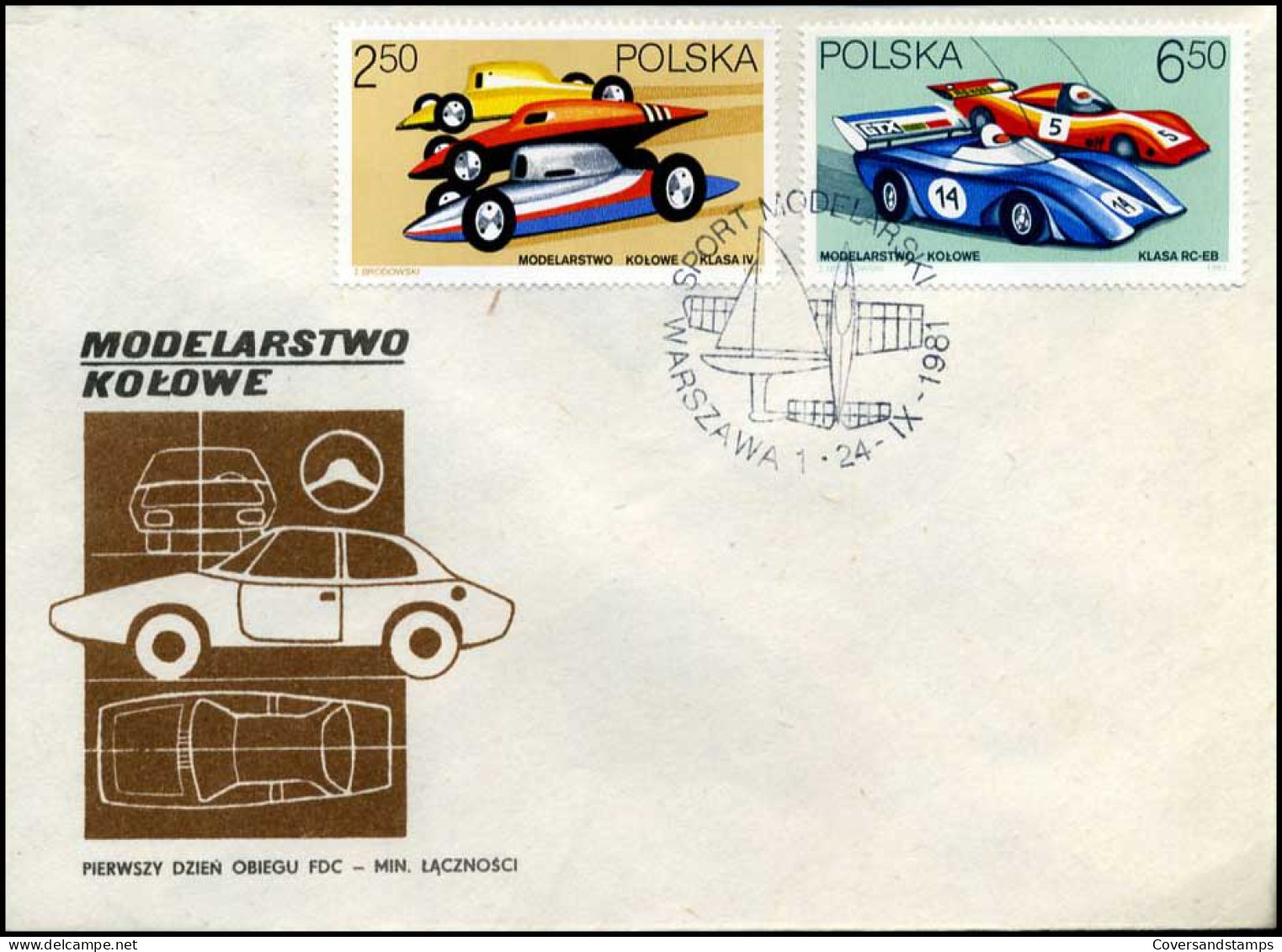 Polen - FDC -  Modelauto's / Model Cars - FDC