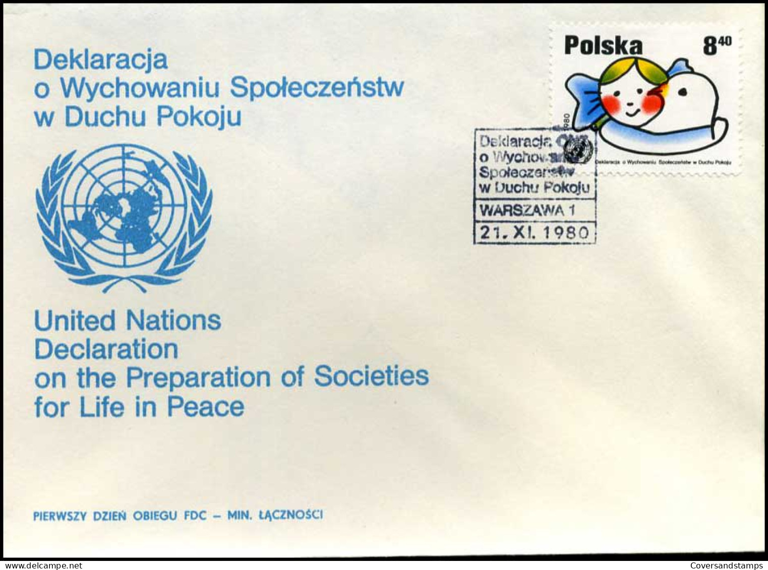 Polen - FDC -  United Nations Declaration - FDC