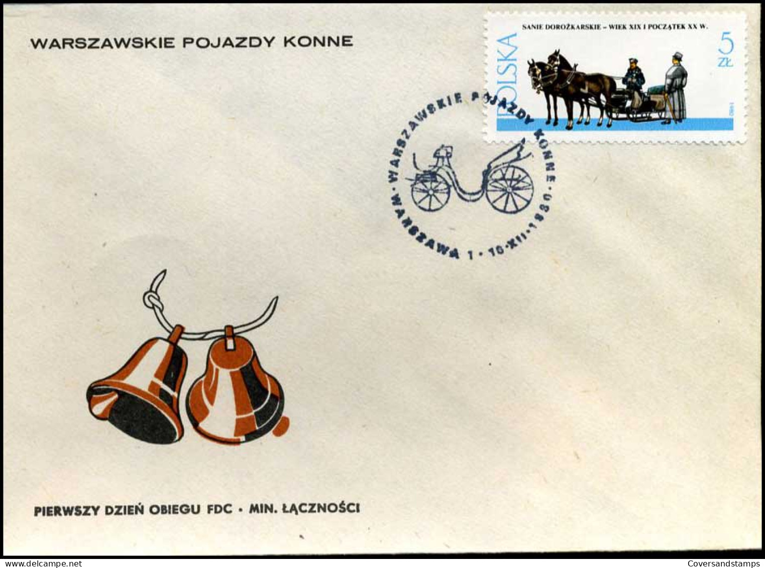 Polen - FDC -  Paard En Koets / Horse And Carriage - FDC
