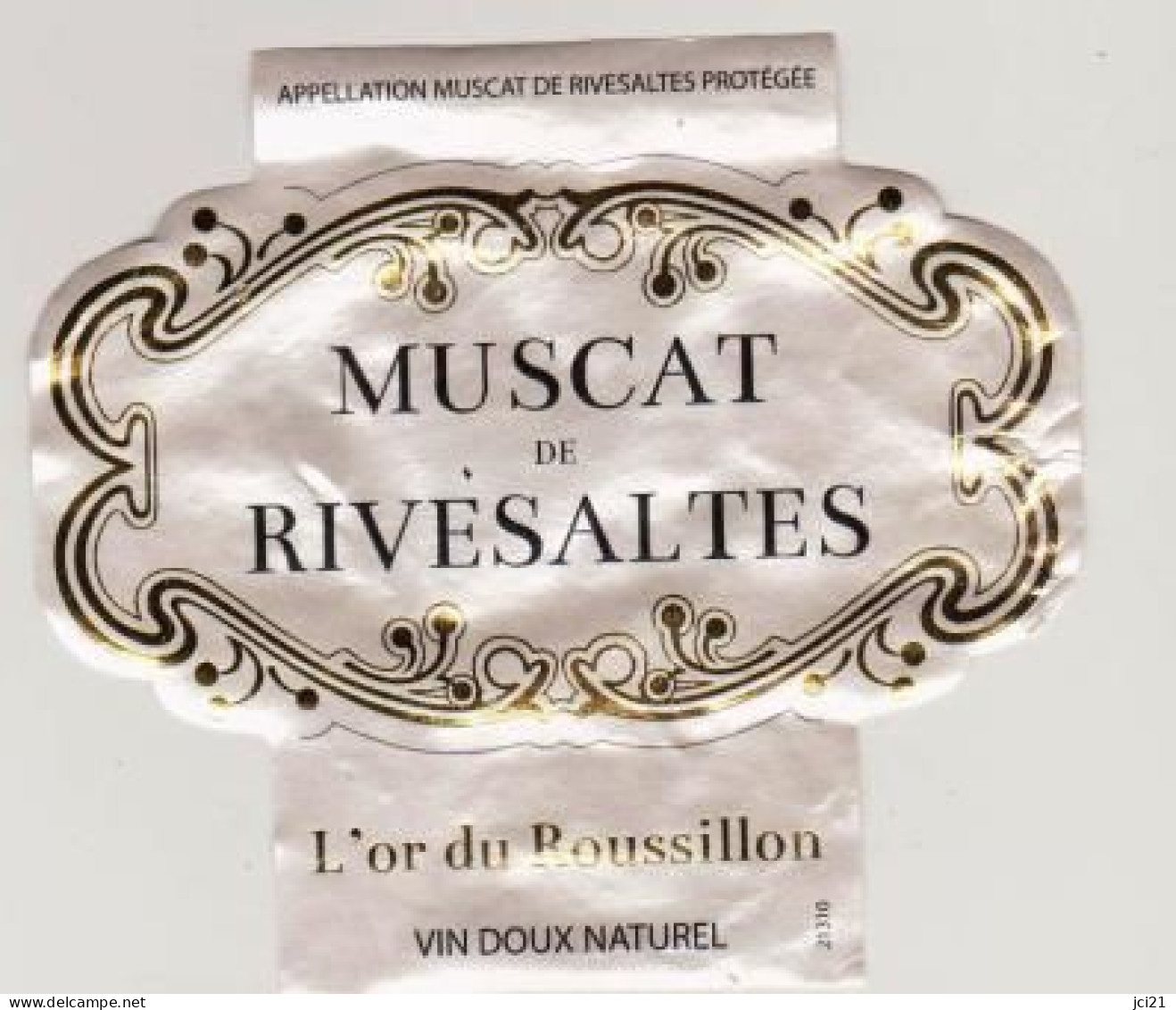 Etiquette " MUSCAT De RIVESALTES "  (659)_ev106 - Vin De Pays D'Oc