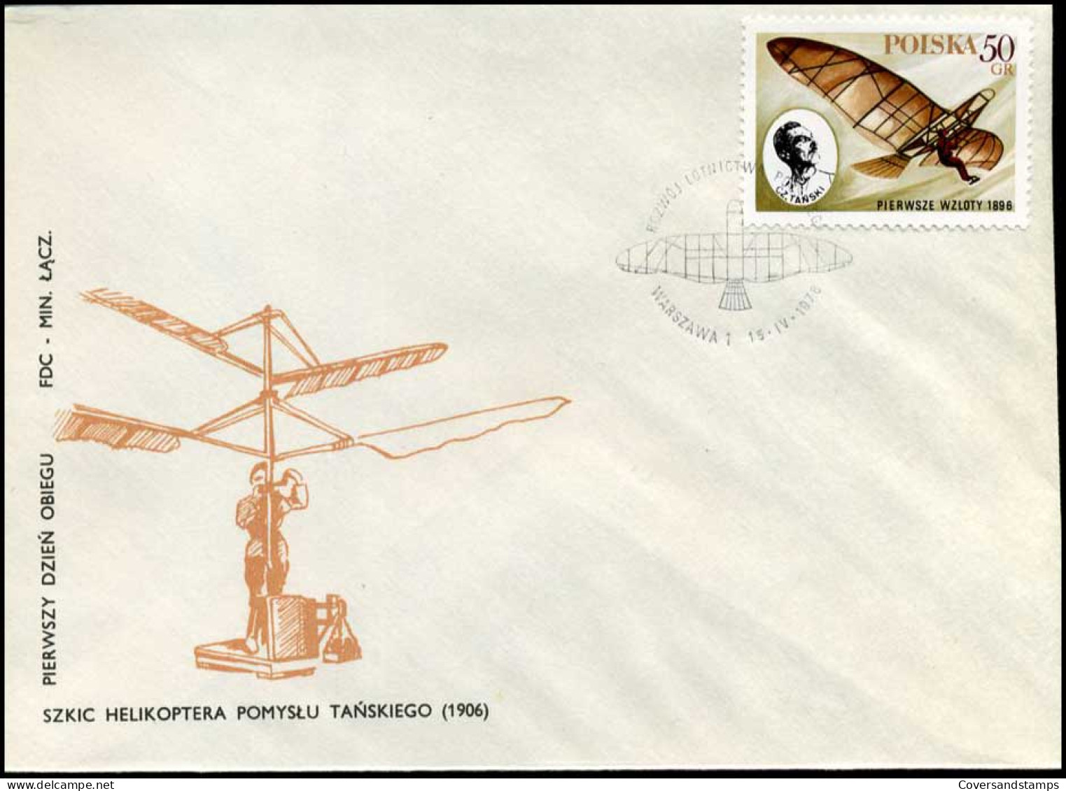 Polen - FDC -  Vliegtuig / Plane - FDC