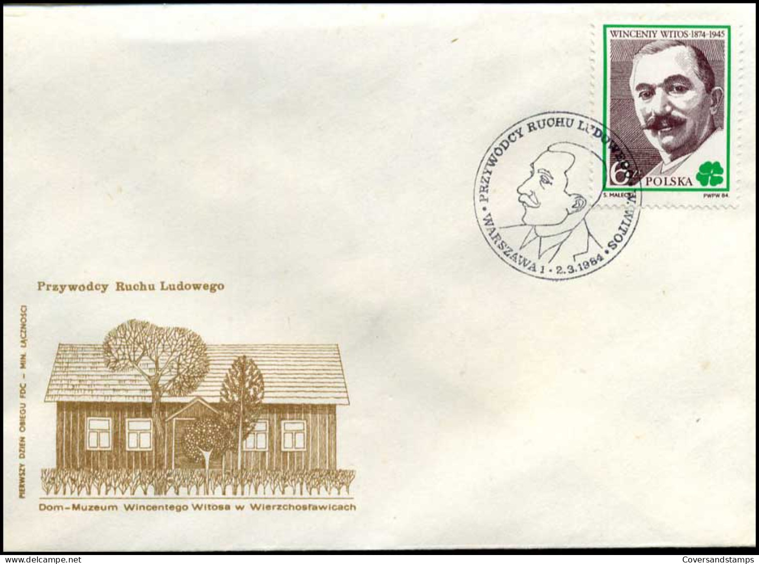 Polen - FDC -  Winceniy Witos - FDC