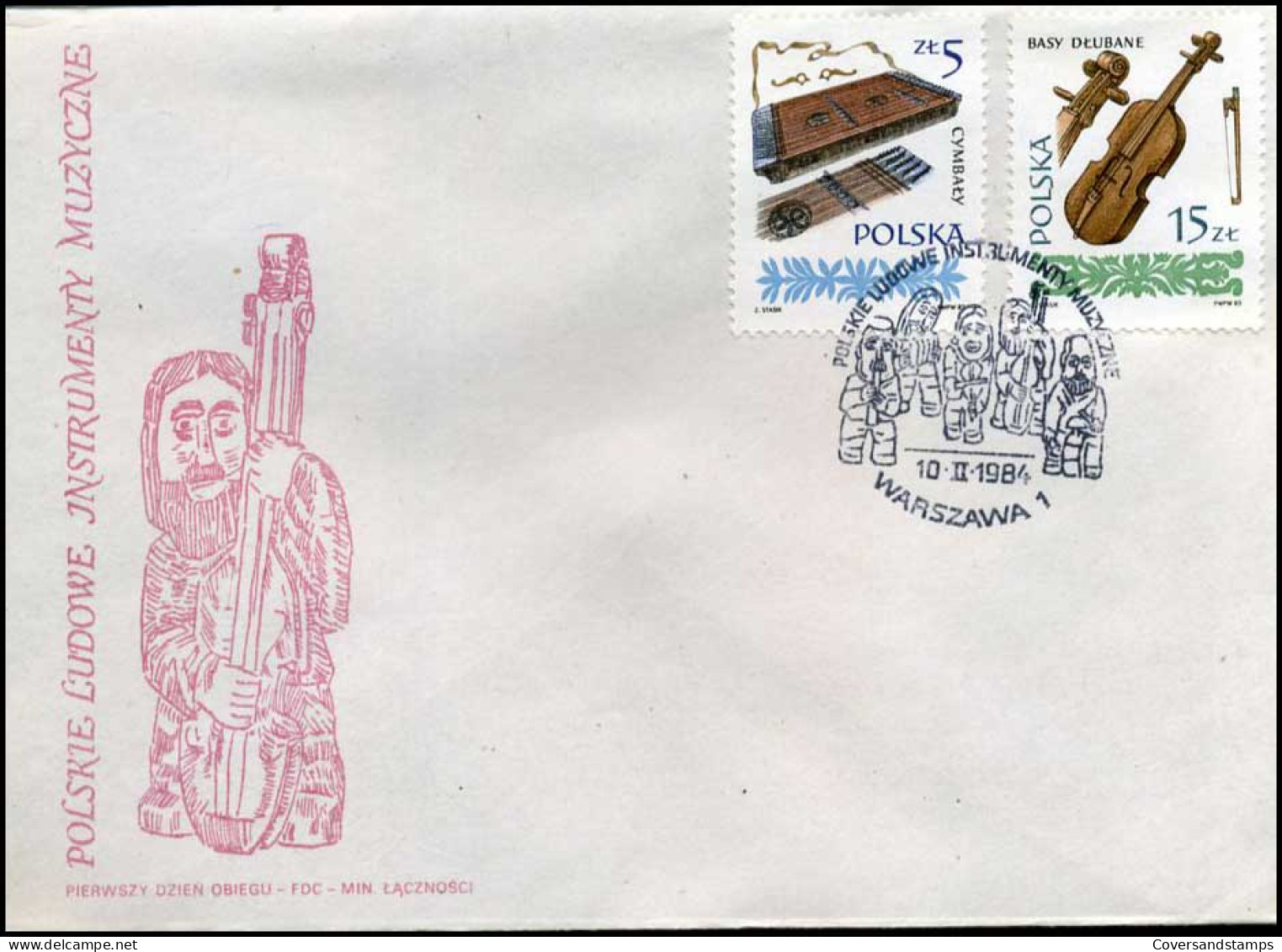 Polen - FDC -  Muziekinstrumenten / Musical Instruments - FDC