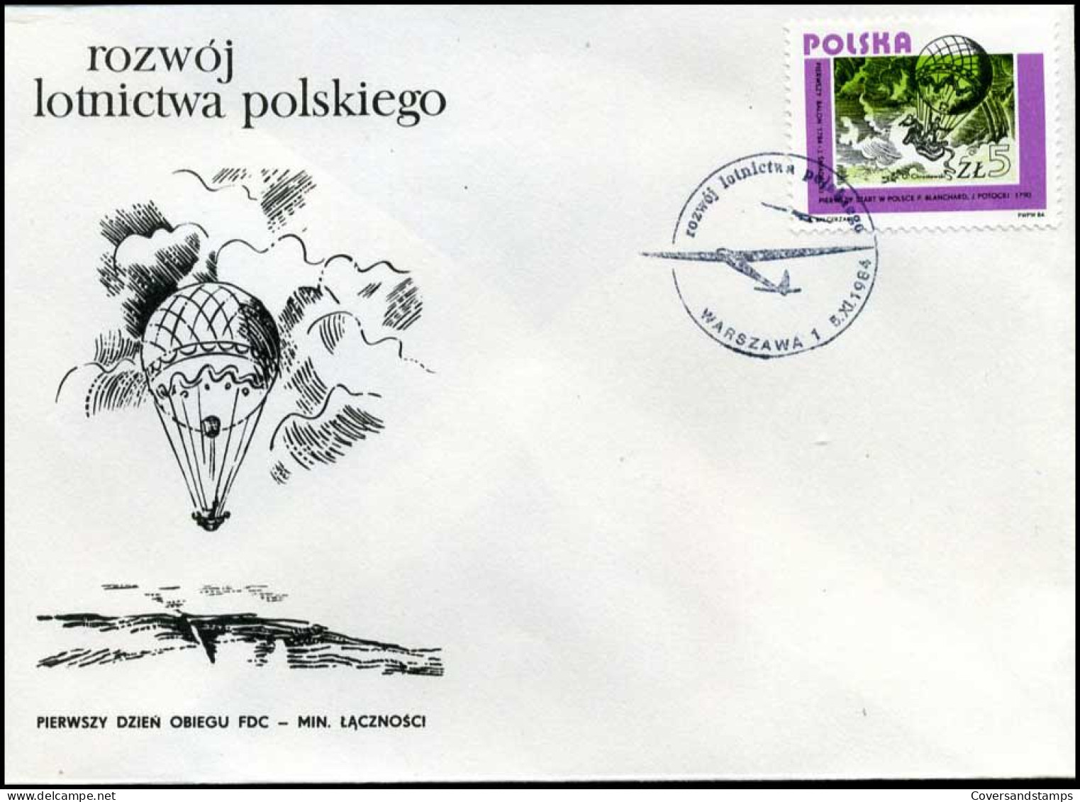 Polen - FDC -  Luchtballon / Hot Air Balloon - FDC