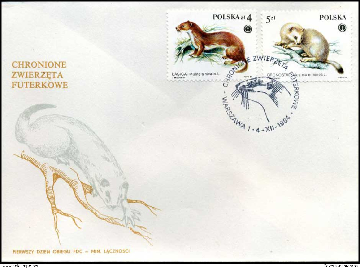 Polen - FDC -  Dieren / Animals - FDC