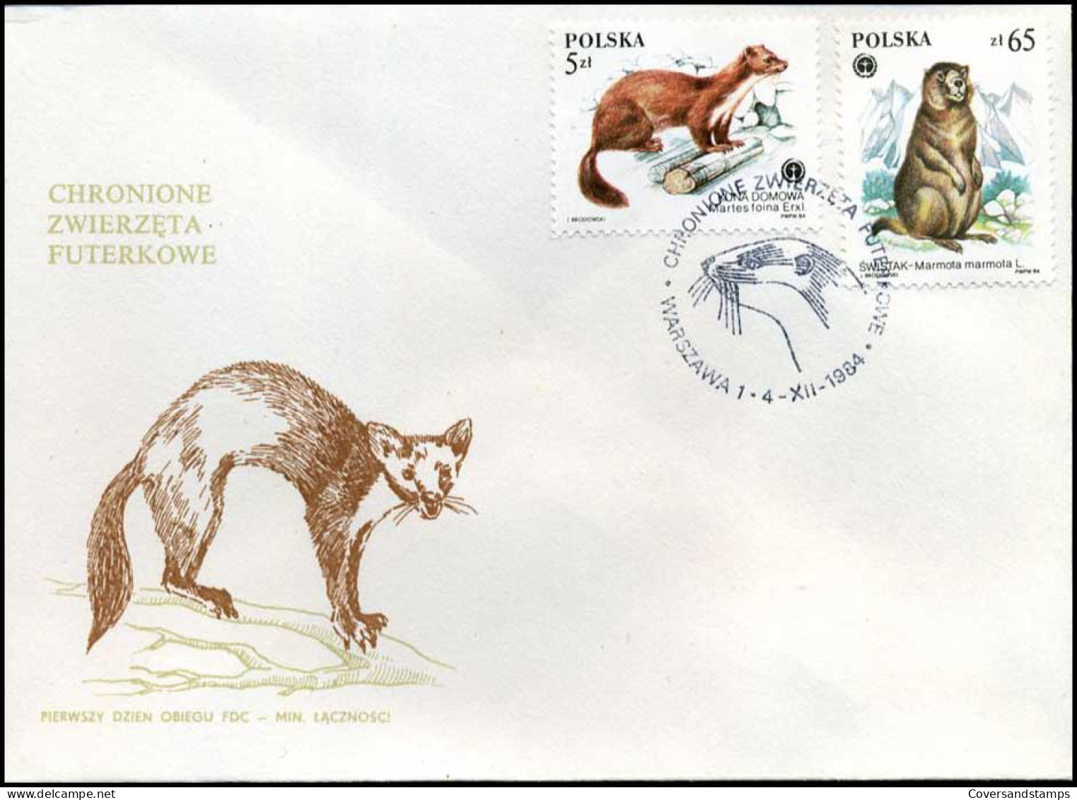 Polen - FDC -  Dieren / Animals - FDC