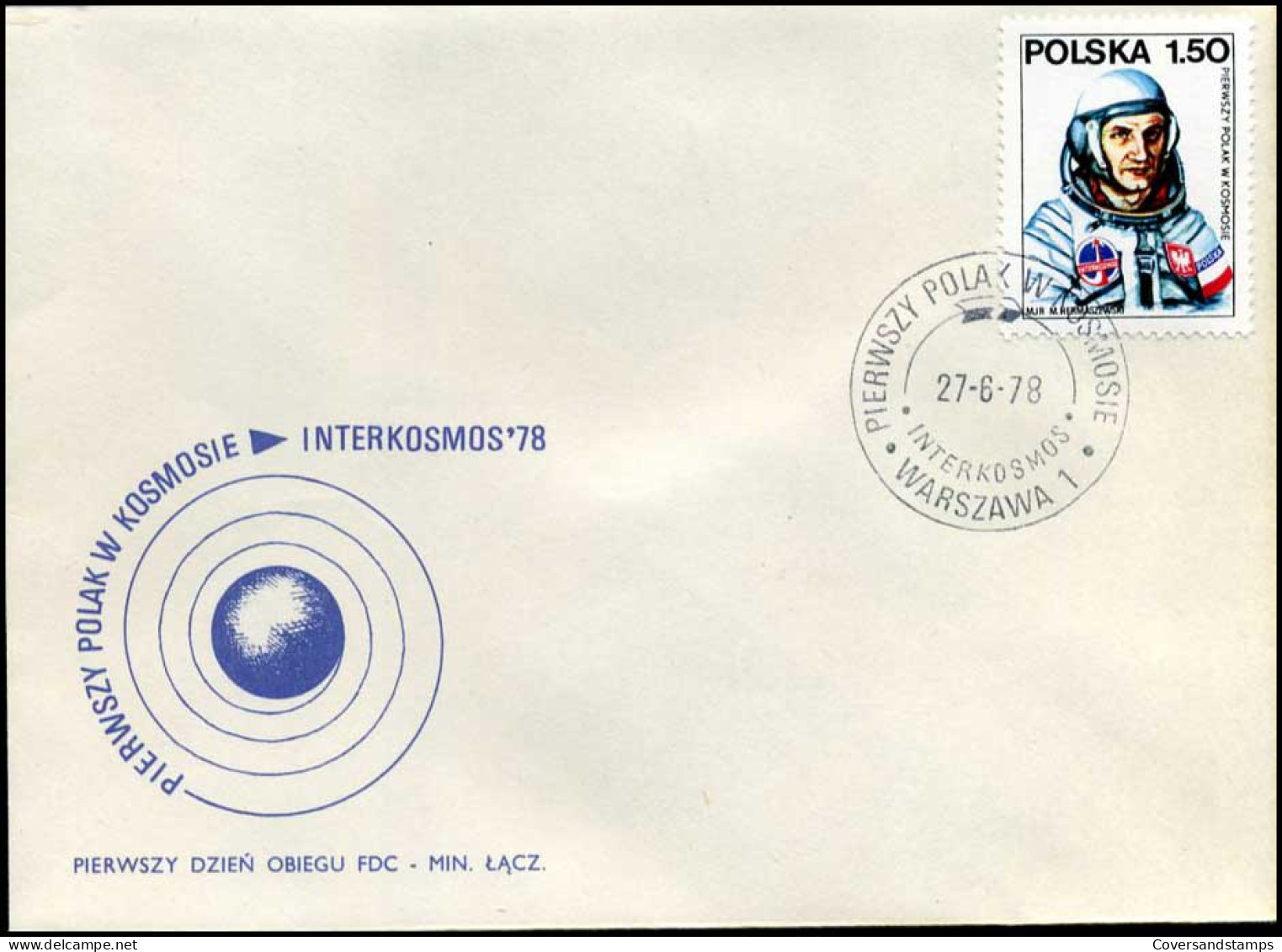 Polen - FDC -  Interkosmos '78 - FDC