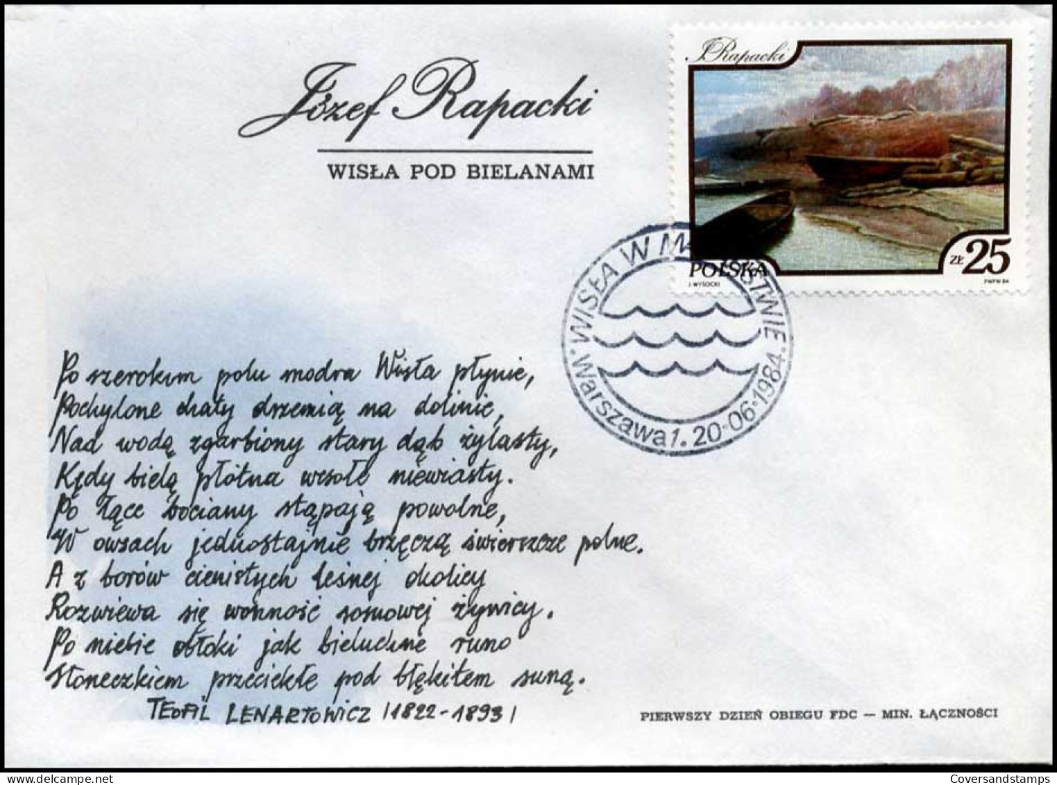 Polen - FDC -  Jozef Rapacki - FDC