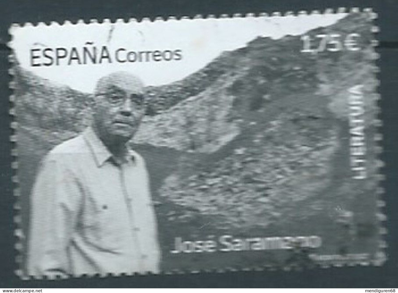 ESPAGNE SPANIEN SPAIN ESPAÑA 2023 LITERATURE JOSÉ SARAMAGO WRITER USED ED 5708 - Usati