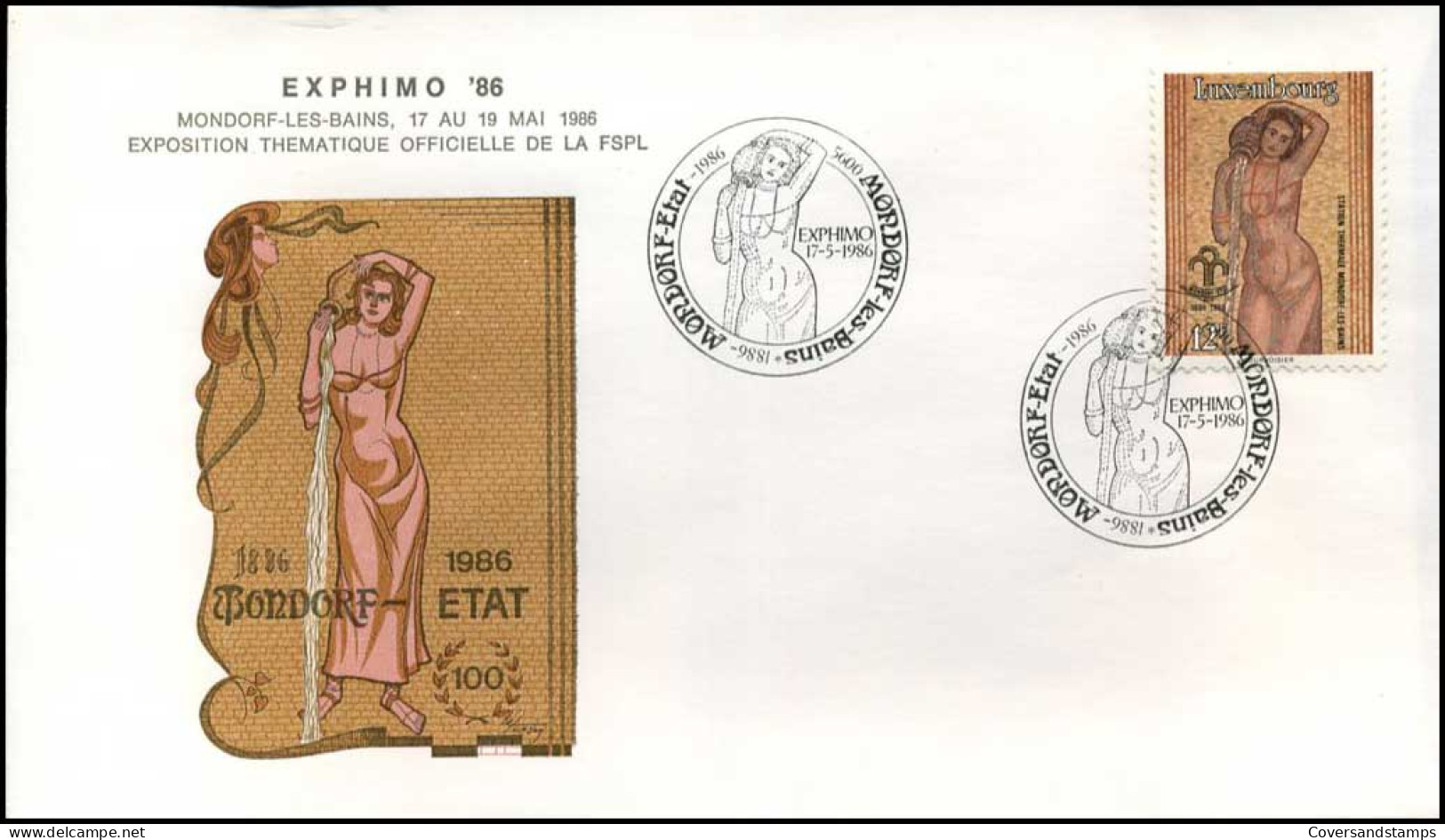 Luxembourg - FDC - Exphimo '86 - FDC