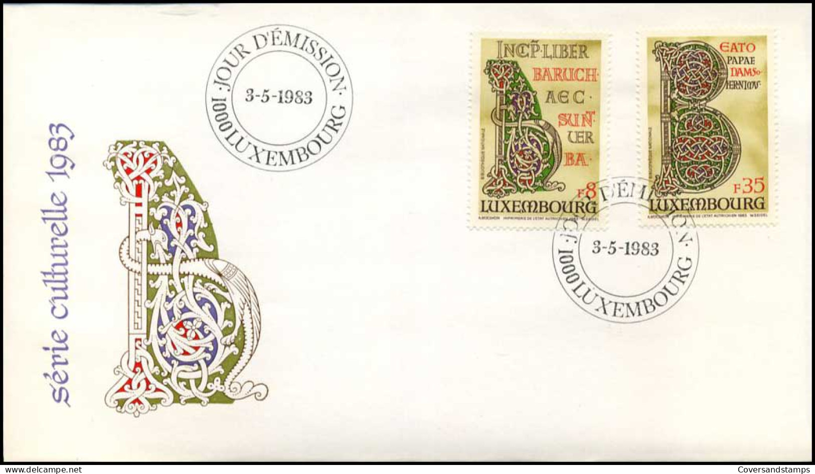 Luxembourg - FDC - Série Culturelle 1983 - FDC