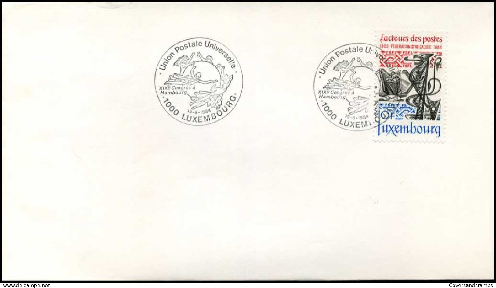 Luxembourg - FDC - Union Postale Universelle - FDC