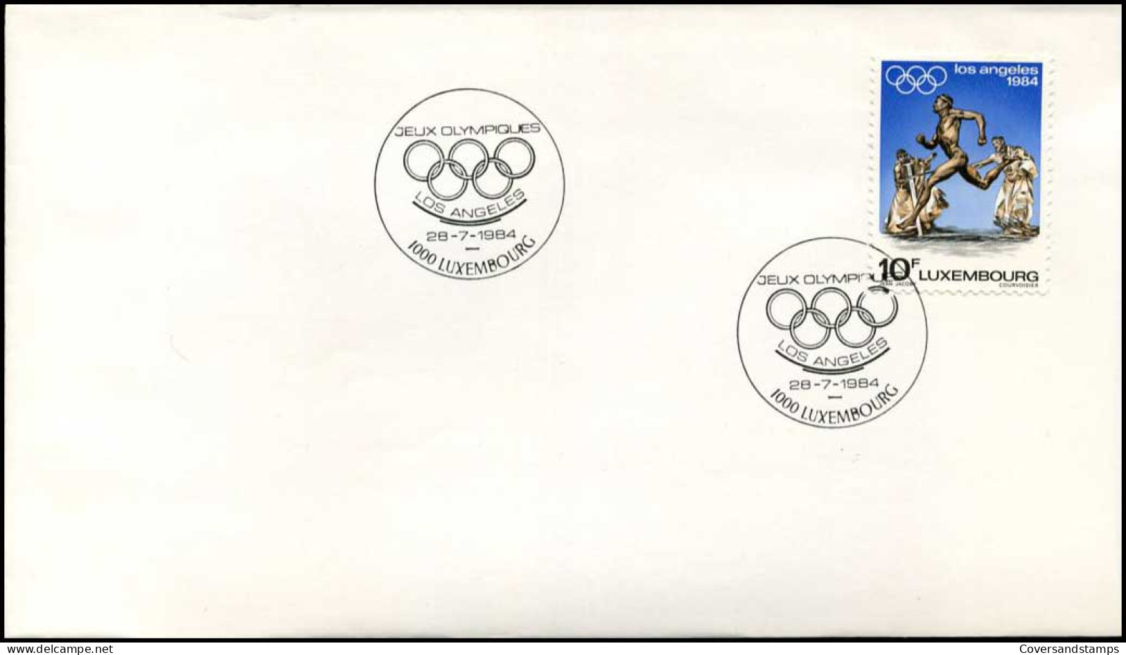 Luxembourg - FDC - Jeux Olympique Los Angeles 1984 - FDC